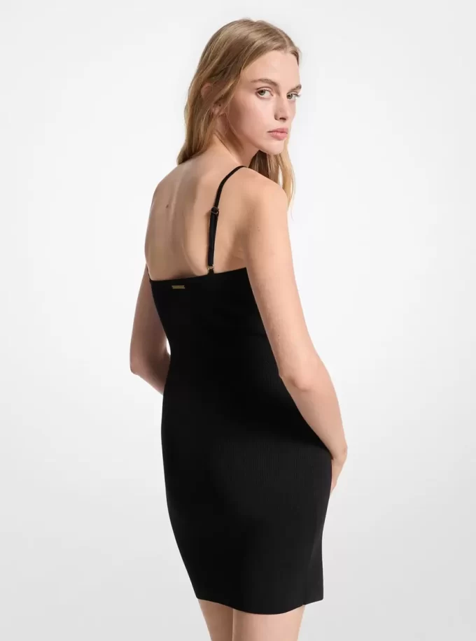 Stretch-Strick-Cami-Kleid Stretch-Strick-Cami-Kleid