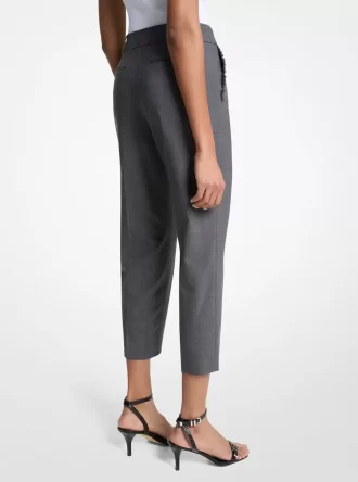 Stretch-Woll-Cropped-Hose Stretch-Woll-Cropped-Hose