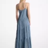 Stufenkleid aus floraler Spitze