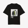 T-Shirt aus Baumwoll-Leinen-Mischgewebe, das den Hunger stoppt