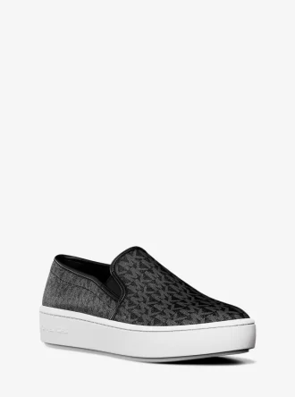 Teddi Signature-Logo-Slip-On-Sneaker