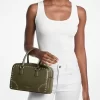 Thompson Medium Distressed Studded Satchel Thompson Medium Distressed Studded Satchel