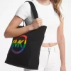 Tragetasche aus Baumwolle mit PRIDE-Regenbogenlogo