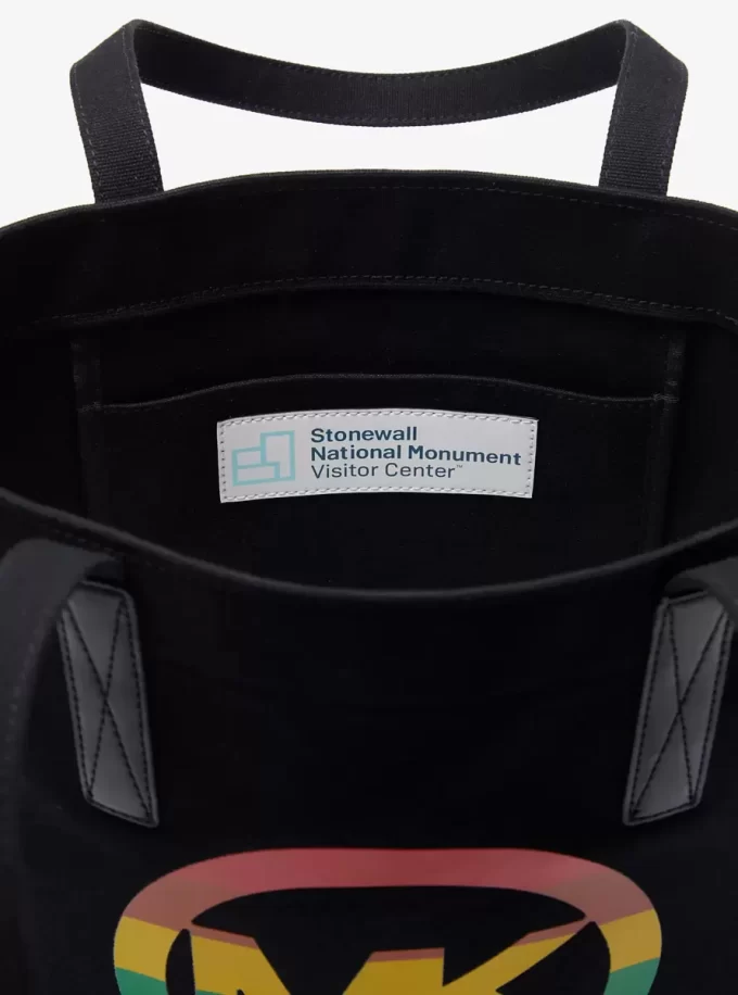 Tragetasche aus Baumwolle mit PRIDE-Regenbogenlogo
