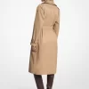 Trenchcoat aus Baumwollmischgewebe mit Gürtel Trenchcoat aus Baumwollmischgewebe mit Gürtel