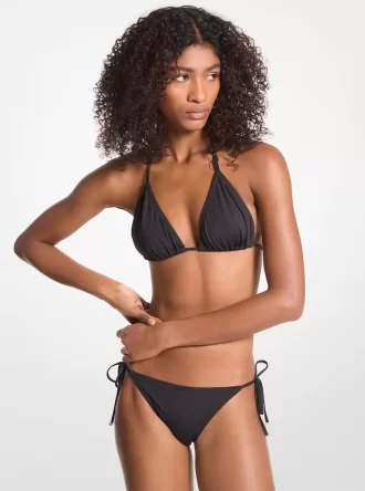 Triangel-Bikini-Oberteil aus Stretch-Nylon