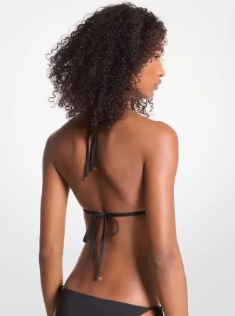Triangel-Bikini-Oberteil aus Stretch-Nylon