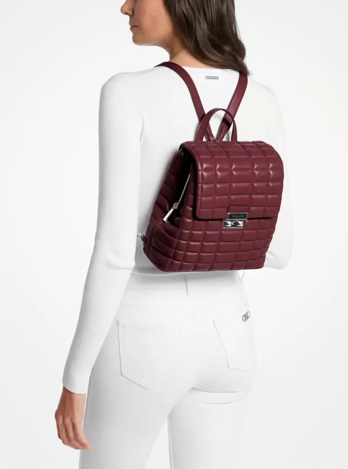 Tribeca kleiner gesteppter Lederrucksack