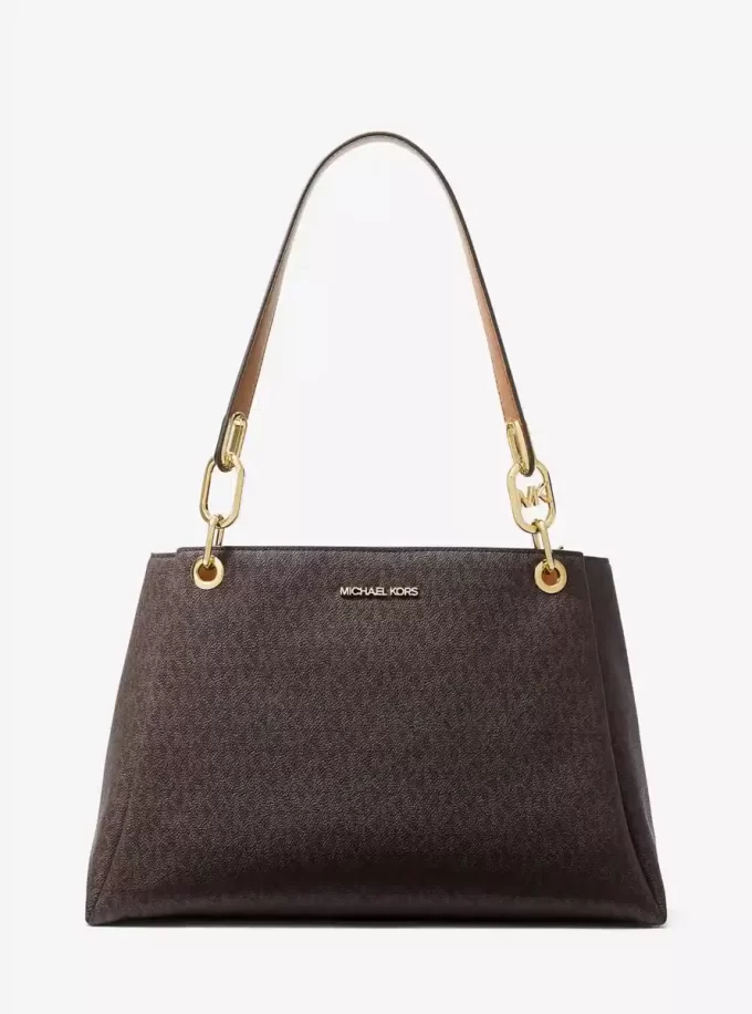 Trisha Große Logo-Schultertasche Trisha Große Logo-Schultertasche