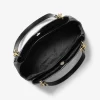 Trisha Große Schultertasche aus genarbtem Leder