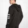 Verzierter Baumwoll-Kapuzenpullover mit Reißverschluss Verzierter Baumwoll-Kapuzenpullover mit Reißverschluss