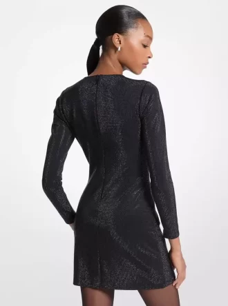 Verziertes Scuba-Minikleid
