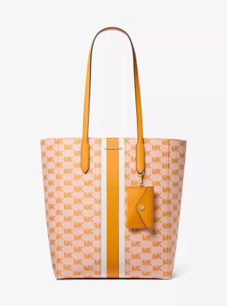 Vincent Große Tragetasche mit Logo-Jacquardmuster und Kartenetui