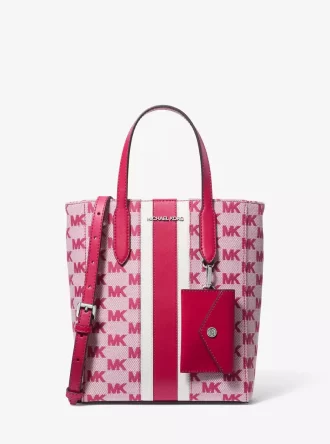 Vincent Small Logo Jacquard Tragetasche mit Kartenetui