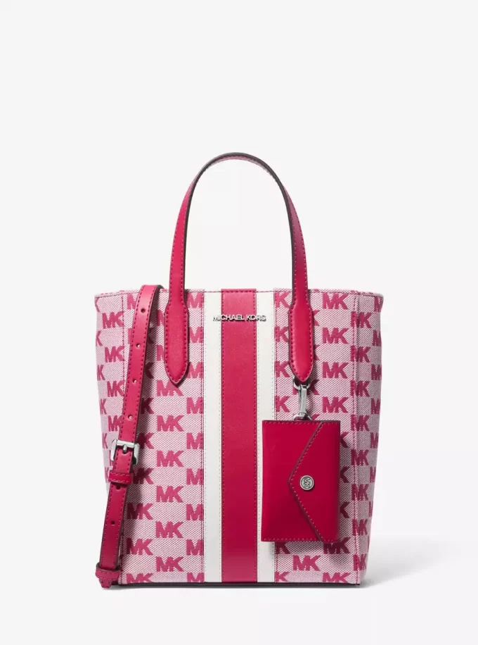 Vincent Small Logo Jacquard Tragetasche mit Kartenetui