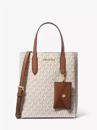 Vincent Small Signature Logo Convertible Tote Bag mit Kartenetui