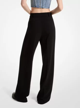 Weite Crêpe-Hose