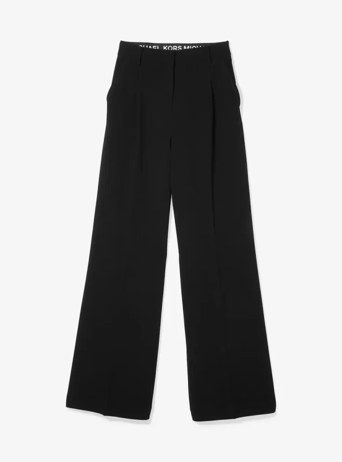 Weite Crêpe-Hose