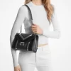 Whitney Medium Schultertasche mit charakteristischem Logo und Metallic-Elementen Whitney Medium Schultertasche mit charakteristischem Logo und Metallic-Elementen
