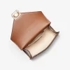 Whitney Medium Schultertasche mit Farbblock-Design und charakteristischem Logo