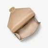 Whitney Medium Schultertasche mit Verzierungen in Metallic-Optik