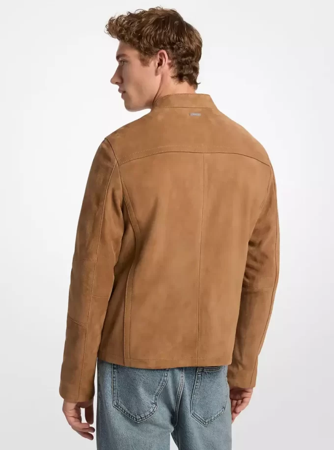 Wildleder-Rennjacke