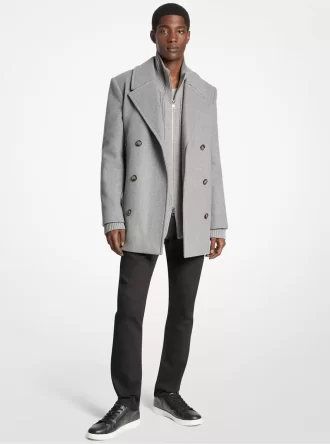 Wollmischung Peacoat