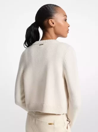 Wollstrickjacke