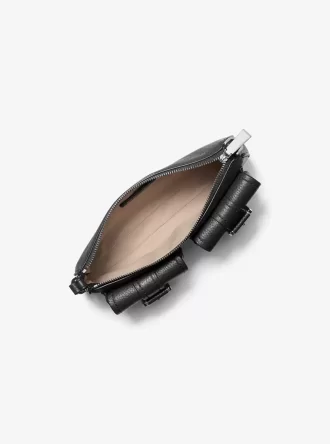 Zoe Kleine Pochette aus genarbtem Leder