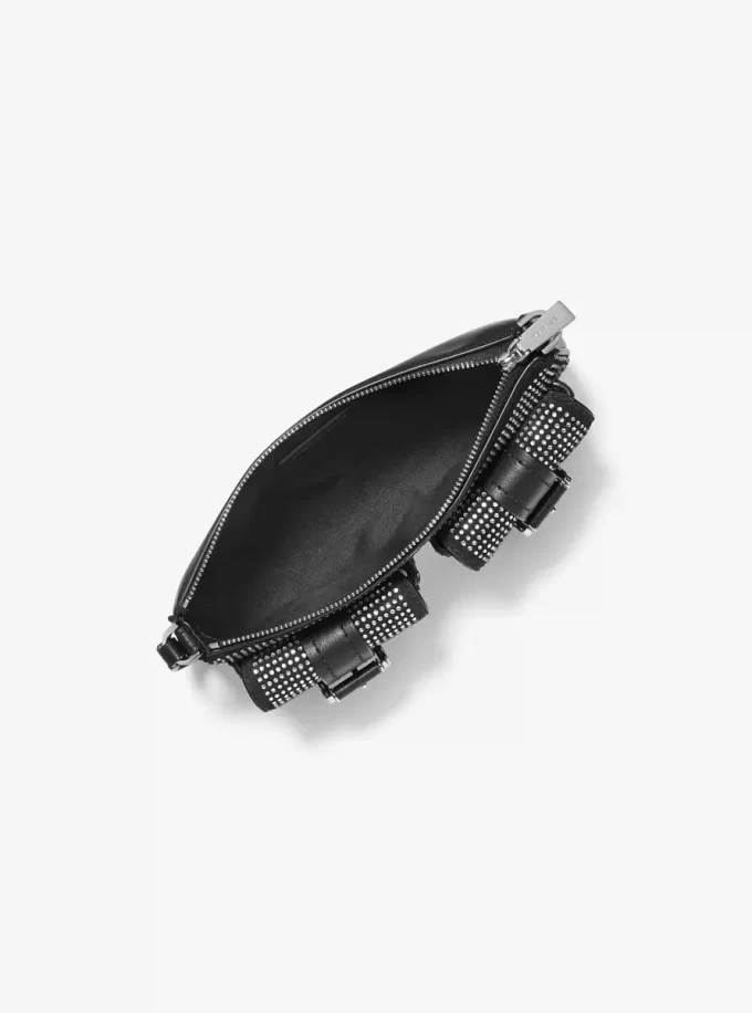 Zoe Small verzierte Wildleder-Pochette Zoe Small verzierte Wildleder-Pochette