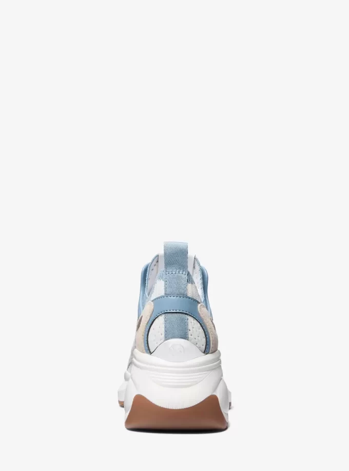 Zuma Color-Block Leder- und Mesh-Sneaker Zuma Color-Block Leder- und Mesh-Sneaker