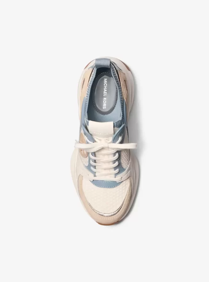 Zuma Color-Block Leder- und Mesh-Sneaker Zuma Color-Block Leder- und Mesh-Sneaker