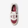 Zuma Color-Block Leder- und Strick-Sneaker