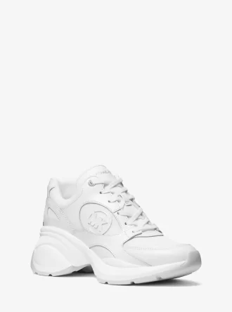 Zuma Leder- und Mesh-Sneaker